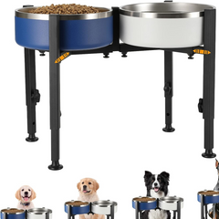 Height-Adjustable Dog Feeder